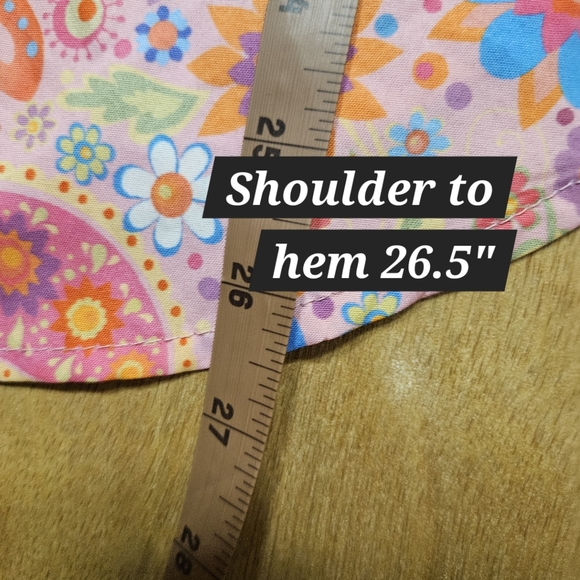 MISSLOOK Flowerchild Hippie Love Peace Paisley Balloon Sleeve V Neck Top XL - Picture 6 of 6